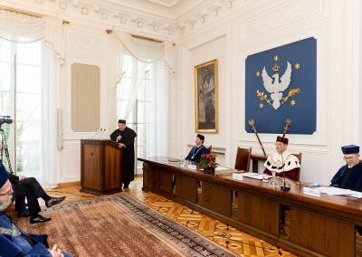 Profesor Kieniewicz wygłasza wykład „Odpowiedzialność historyka wobec przyszłości”