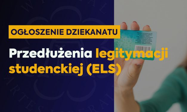 Przedłużenia legitymacji studenckiej
